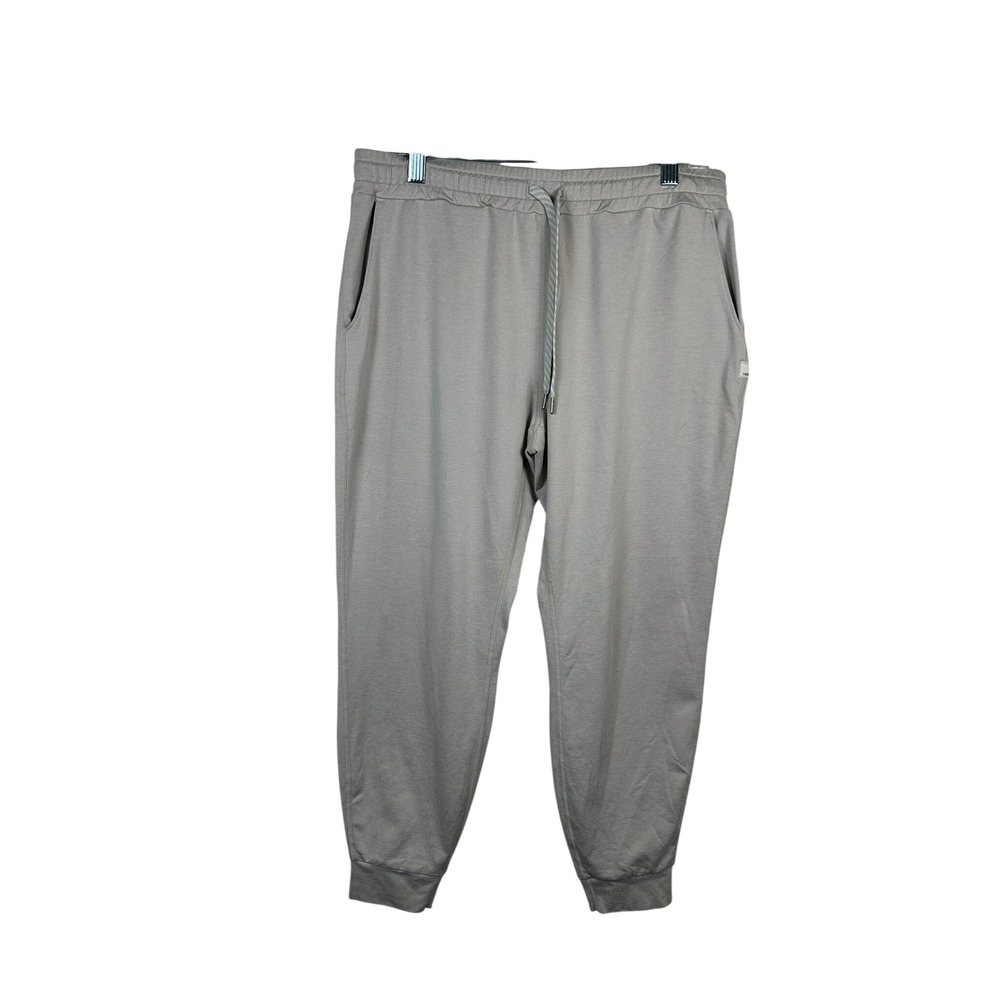 Vuori Jogger Pants Women Large Grey Excellent Performance Drawstring Lounge 3440